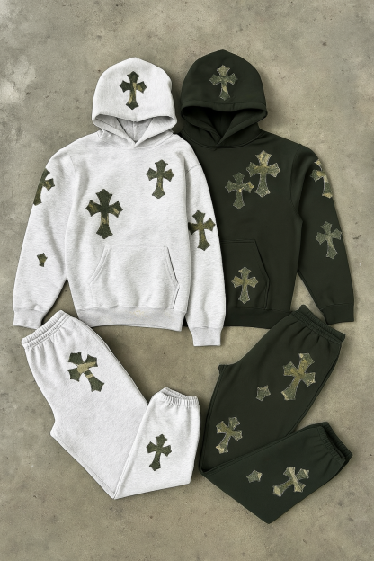 Camo Cross Tracksuit For Urban Style