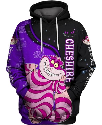 Cheshire Cat Hoodie-My 3D Hoodie