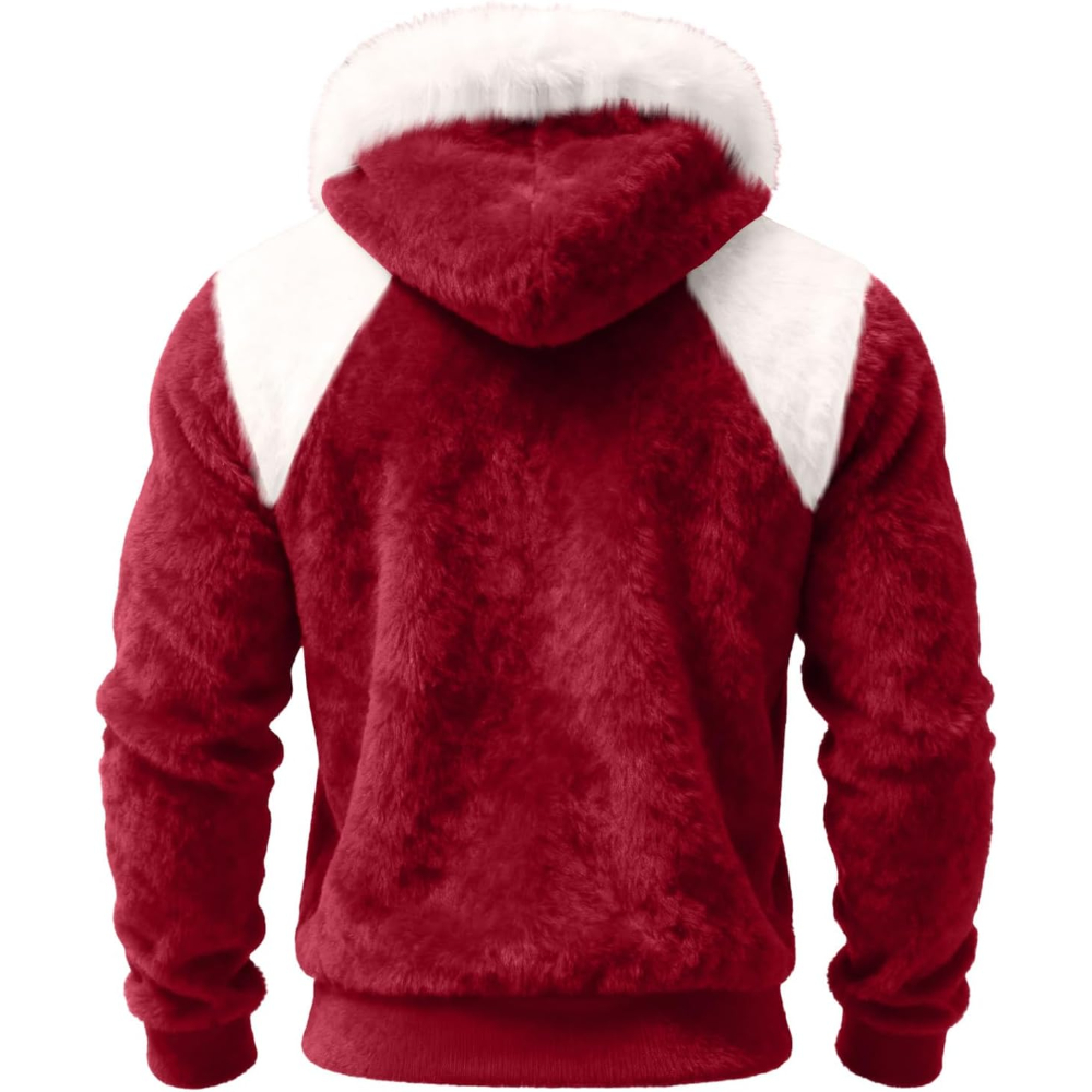Christmas Hoodie Fuzzy Pullover Christmas Hoodie