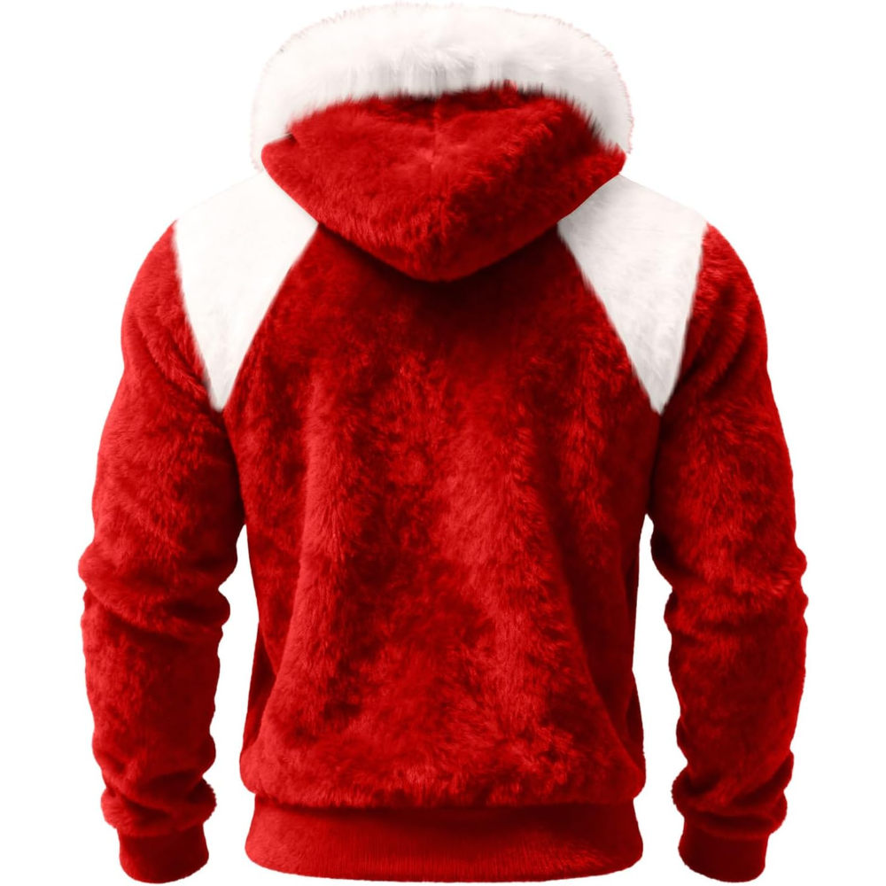 Christmas Hoodie Fuzzy Pullover Christmas Hoodie