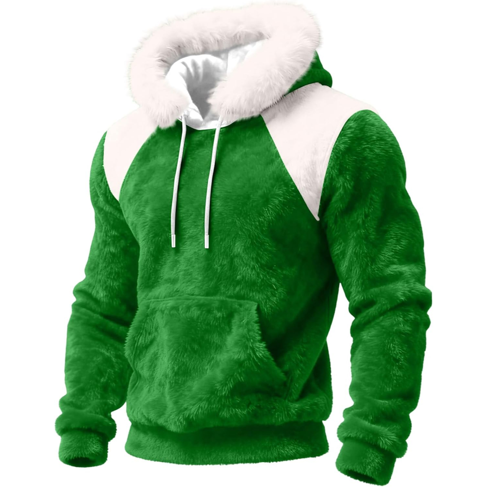 Christmas Hoodie Fuzzy Pullover Christmas Hoodie
