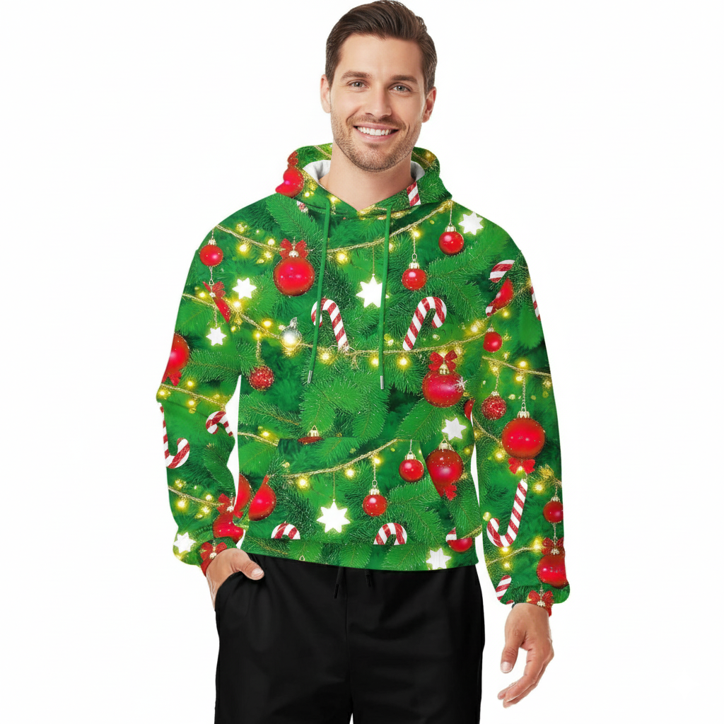 Christmas Ugly Sweatshirt Long Sleeve Novelty Hoodies
