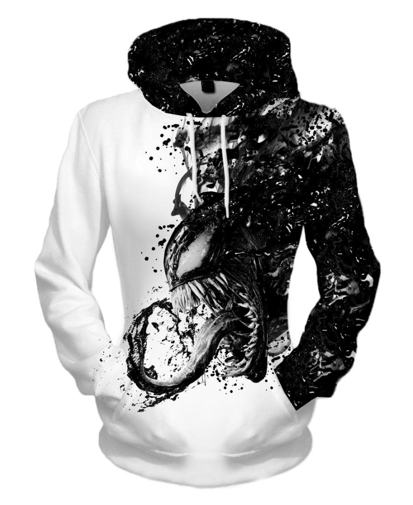 Classic Venom Hoodie-My 3D Hoodie