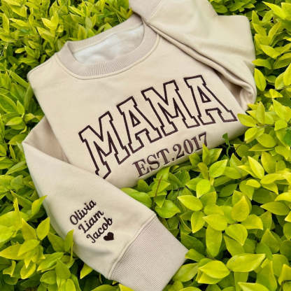 Custom Mama Sweatshirt A Thoughtful Mothers Day Gift