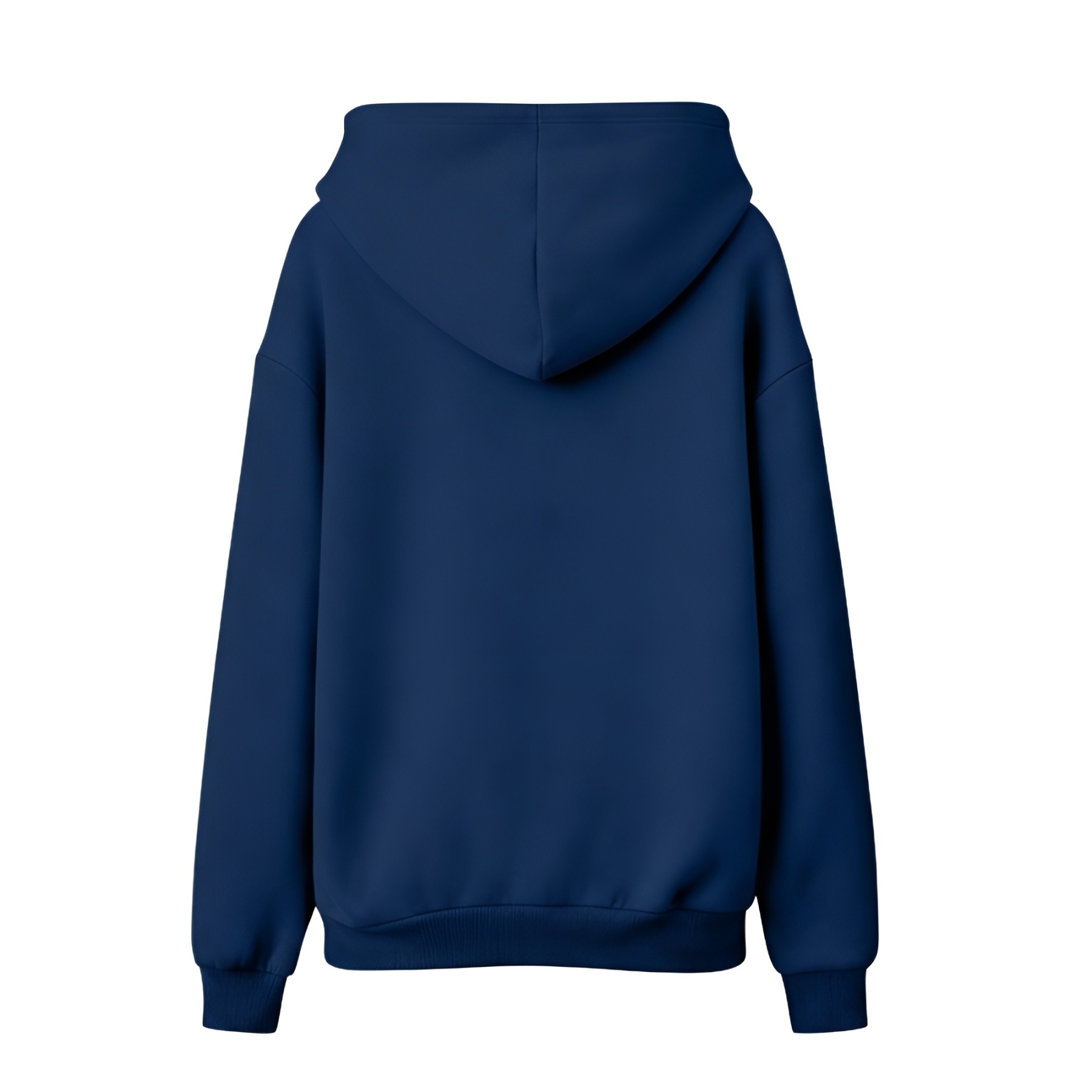 Cow Print Hooded Pullover Sweatshirt With Pocket