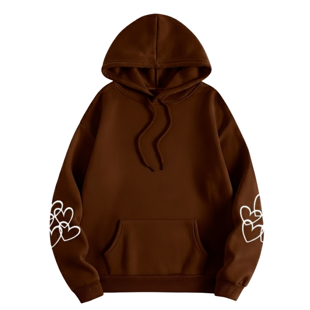 Cozy Highland Cow Printed Hoodie For Women