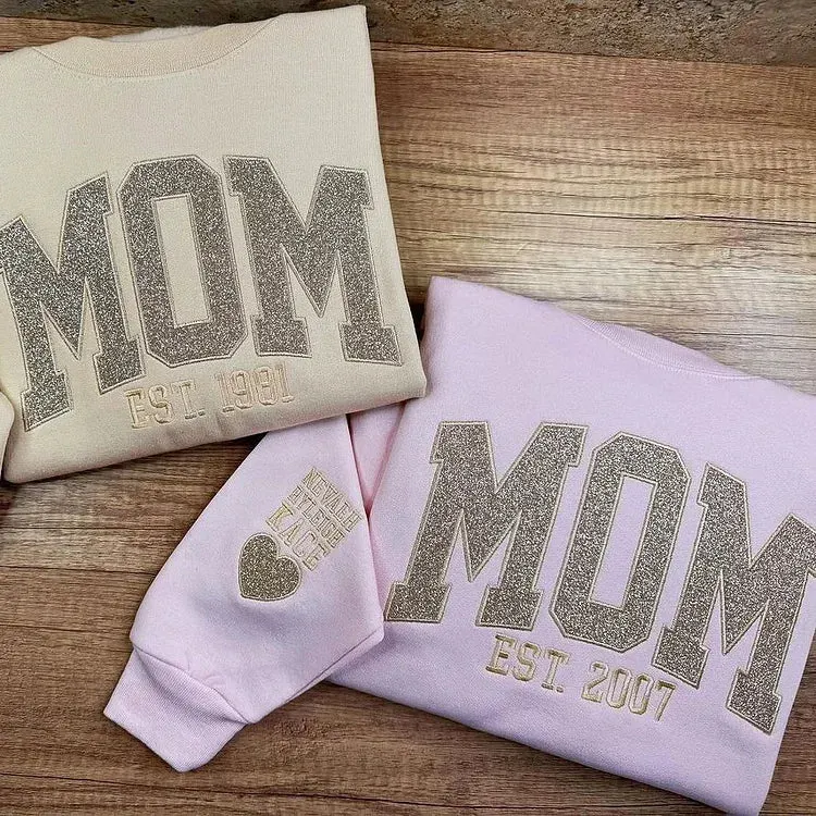Customized Mama Printed Sweatshirts For Mothers Day