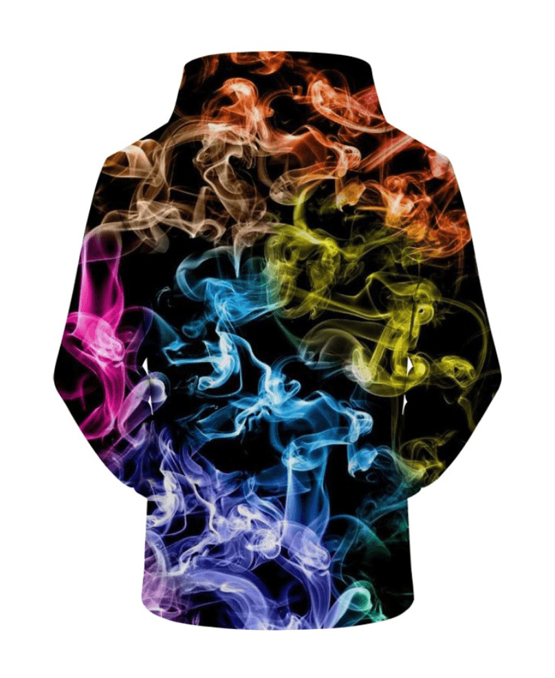 Chromatic Flow Art Colorful Patterns Hoodie-My 3D Hoodie