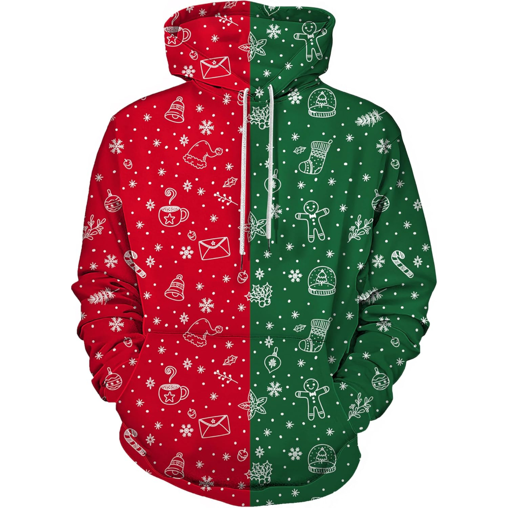 Funny 3D Printed Hoodie With Pocket