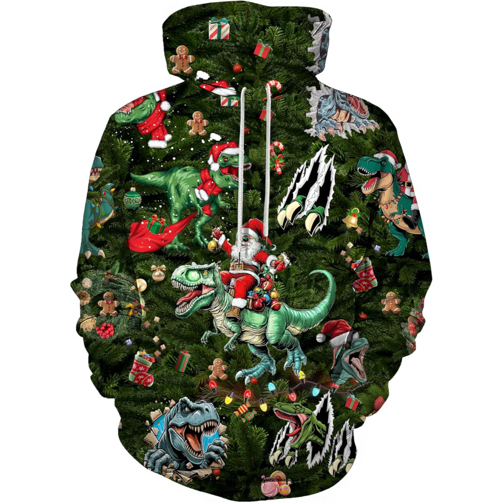 Funny 3D Printed Hoodie With Pocket