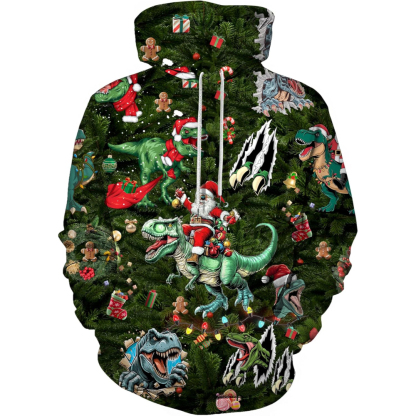 Funny 3D Printed Hoodie With Pocket