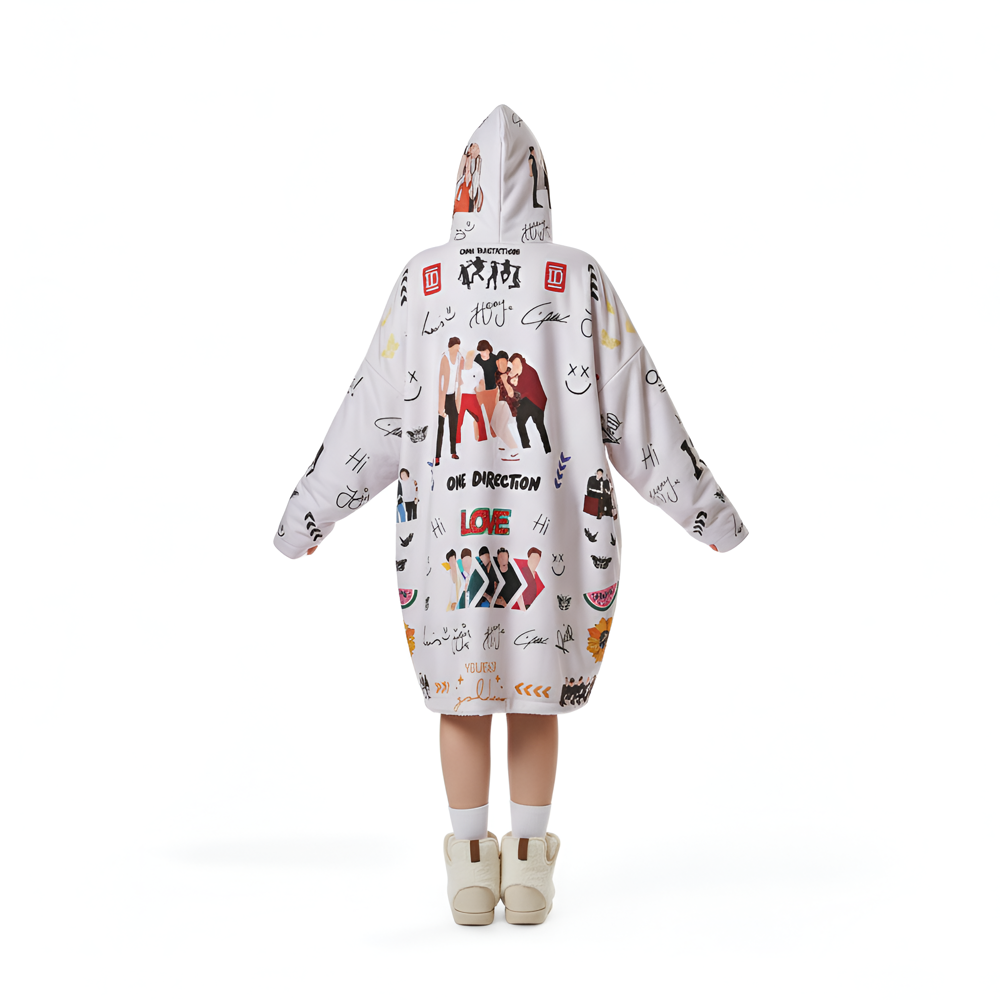 Warm Hooded Oversized Blanket Hoodie