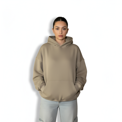 Fashionable Backstage Hoodie With Crystal Mesh Detail