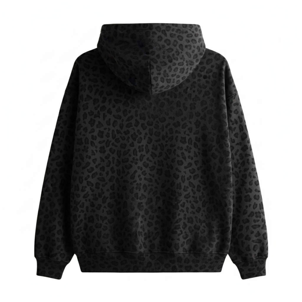 Unisex Leopard Print Hoodie