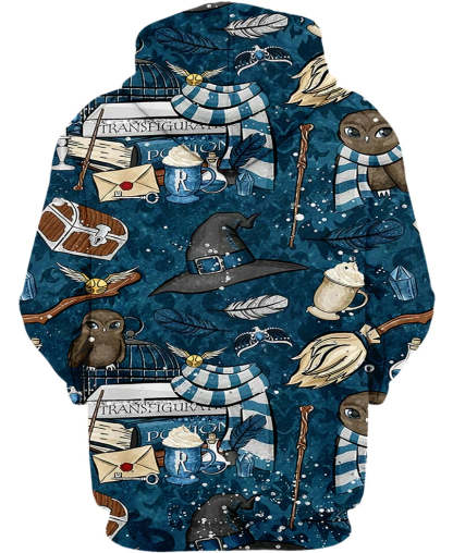 Harry Potter Ravenclaw Hoodie-My 3D Hoodie