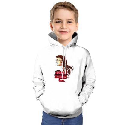 My Body My Choice Girl Printed Hoodie For Kids-My 3D Hoodie