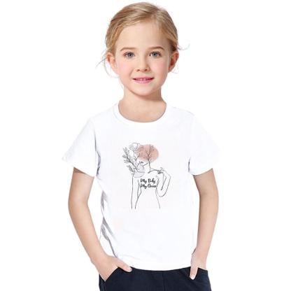 My Body My Choice  Cool Girl Kids T-Shirt-My 3D Hoodie