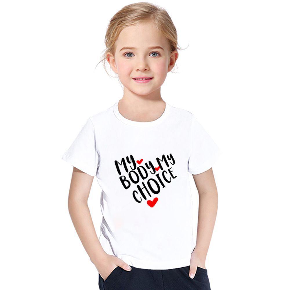 My Body My Choice Red Heart Kids T-Shirt-My 3D Hoodie