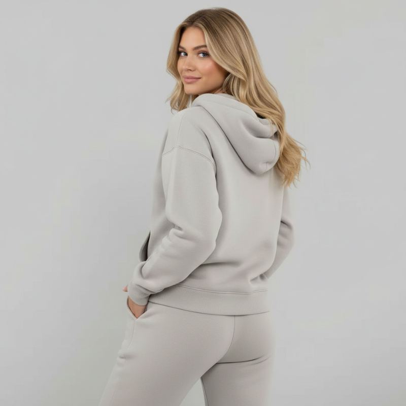 Oversized Fleece Pullover Hoodie For Women