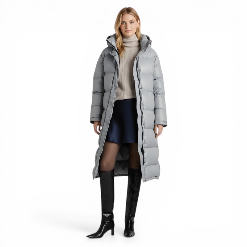 Long Puffer Jacket For Women For Winters