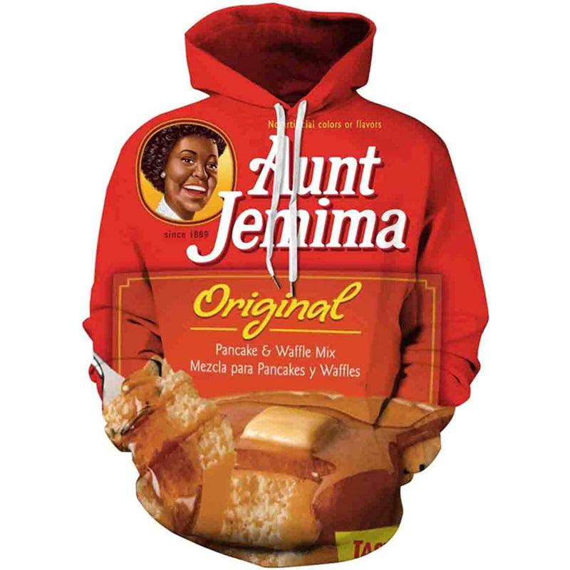 Printed 3-D Pullover Hoodie-My 3D Hoodie