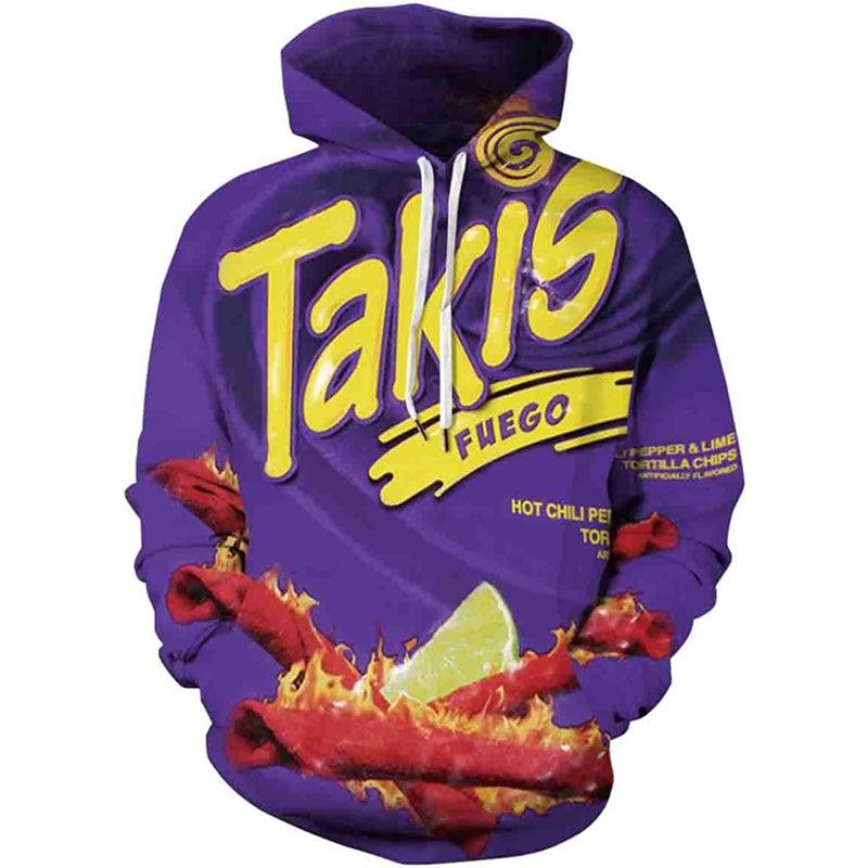 Printed 3-D Pullover Hoodie-My 3D Hoodie