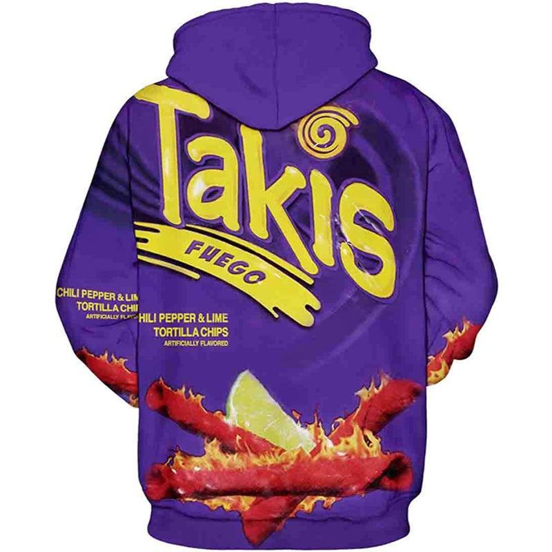 Printed 3-D Pullover Hoodie-My 3D Hoodie