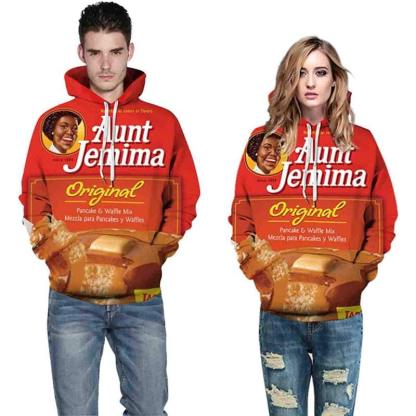 Printed 3-D Pullover Hoodie-My 3D Hoodie