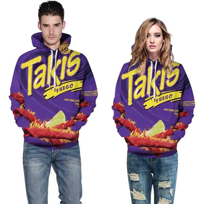 Printed 3-D Pullover Hoodie-My 3D Hoodie
