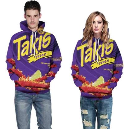 Printed 3-D Pullover Hoodie-My 3D Hoodie