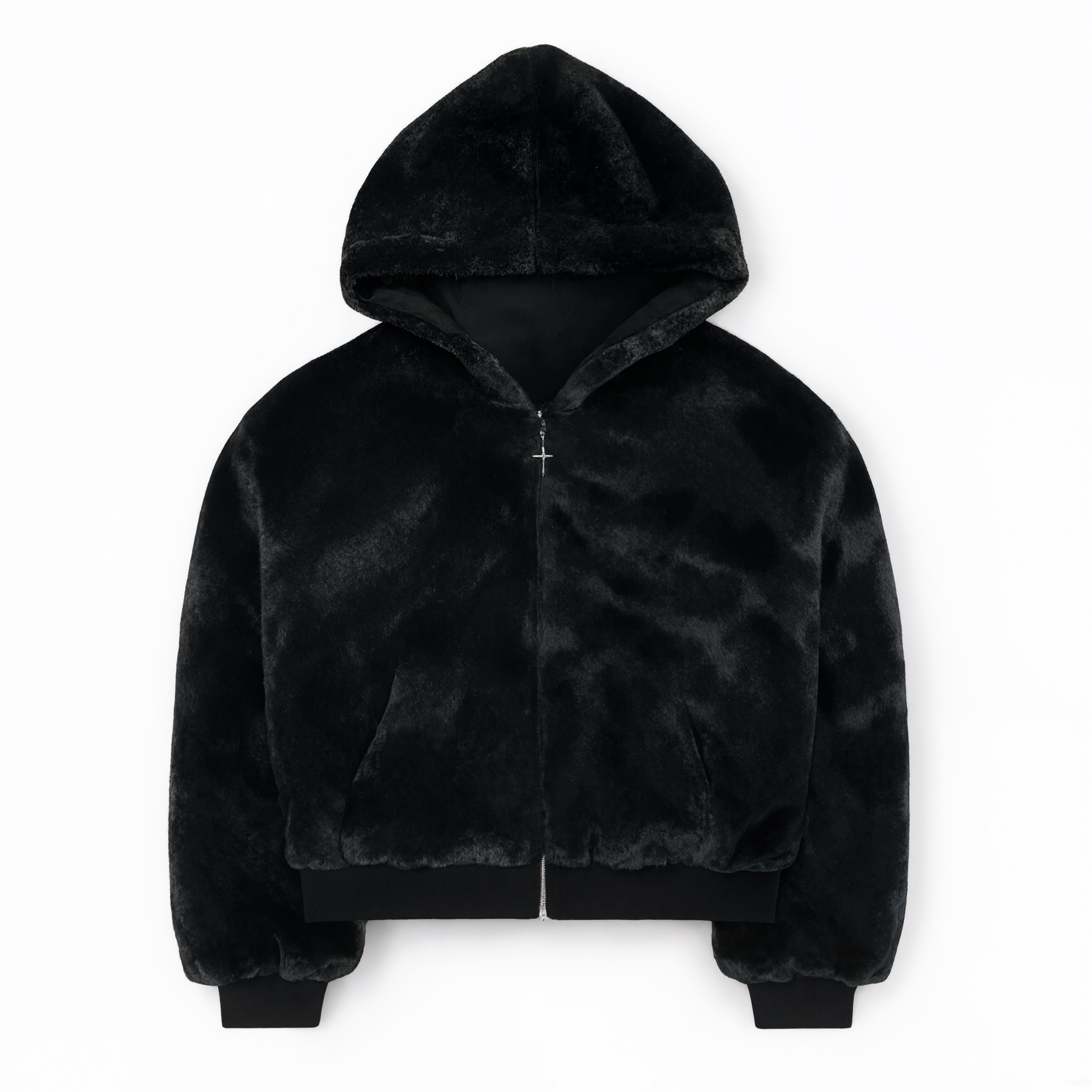 Leopard Print Zip Up Hoodie