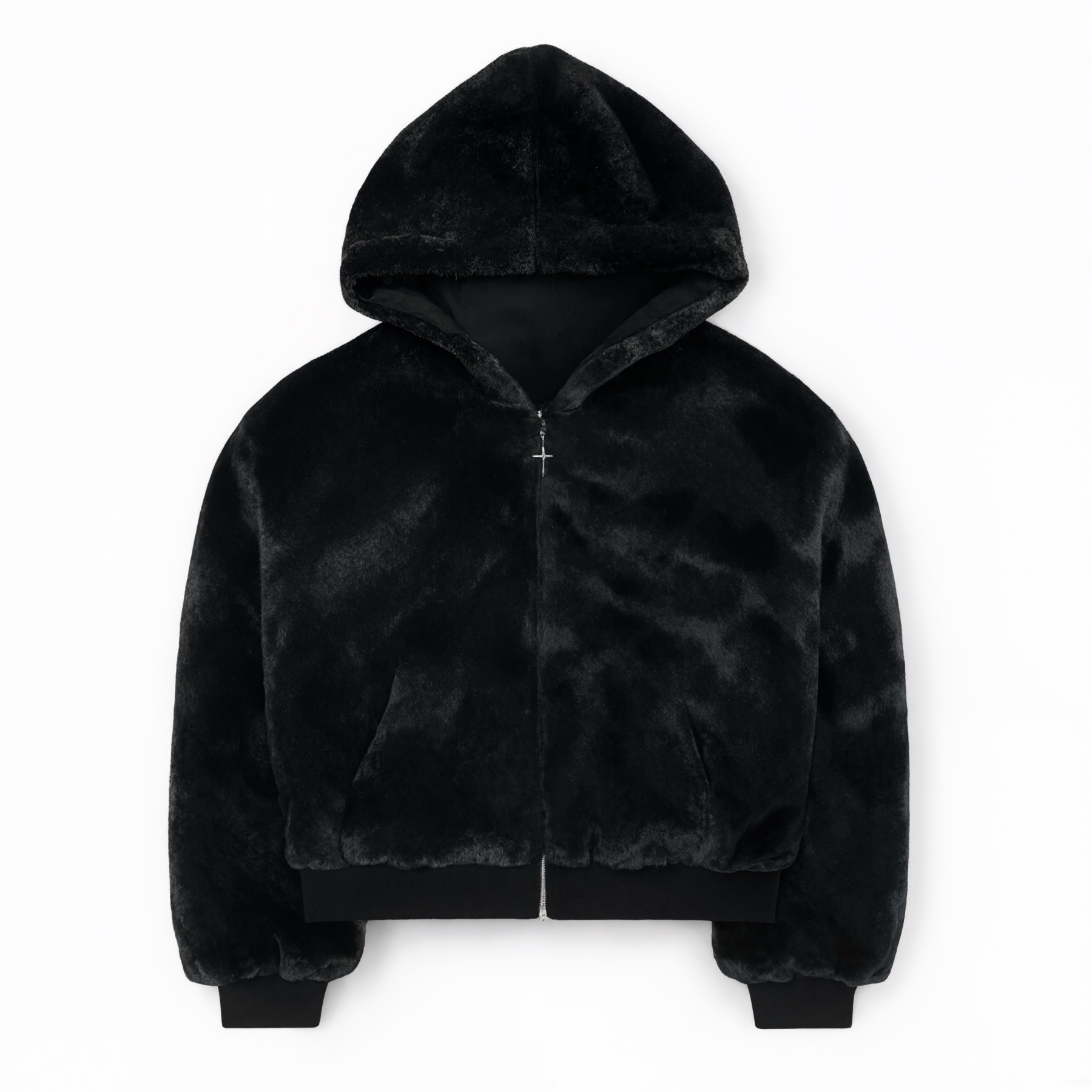 Leopard Print Zip Up Hoodie