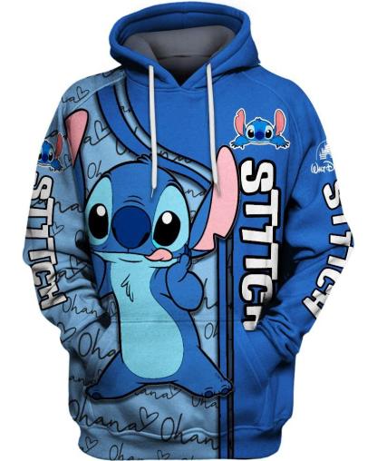 Lilo And Stitch Hoodie-My 3D Hoodie