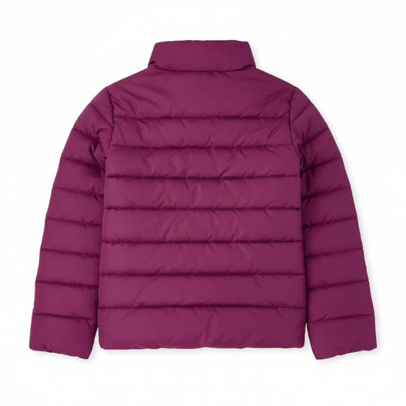 Lightweight Wind And Water Resistant Puffer Jacket For Girls