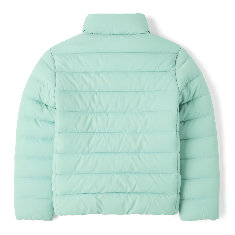 Lightweight Wind And Water Resistant Puffer Jacket For Girls