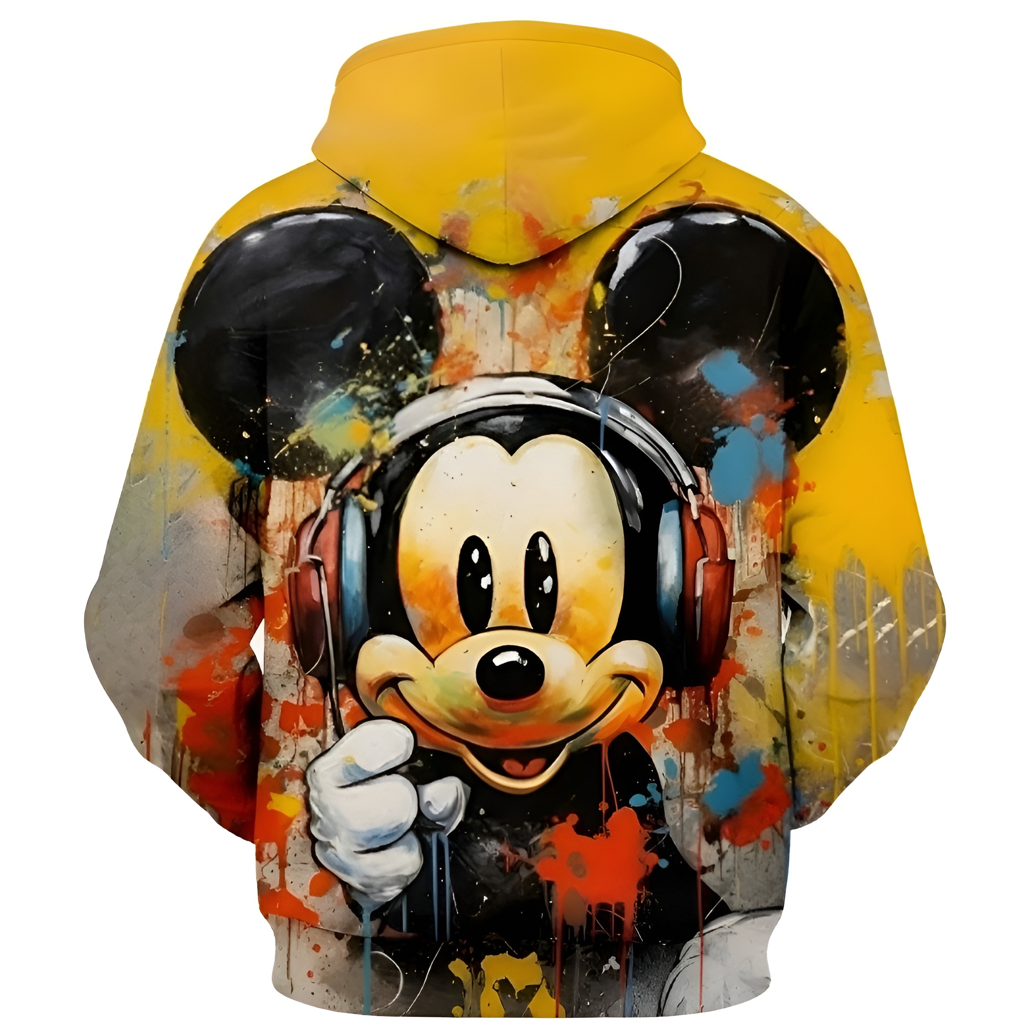 Mickey Mouse Casual Long Sleeve Pullover Hoodie