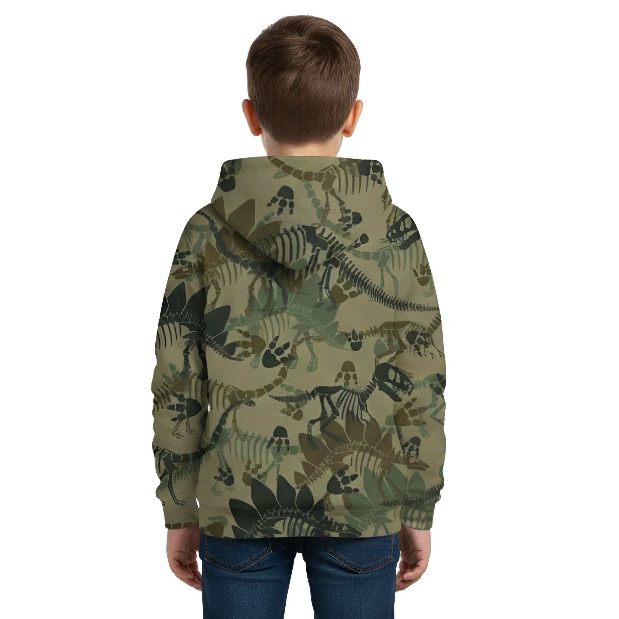 Mickey Riding Dino Dinosaur Hooded Sweatshirt