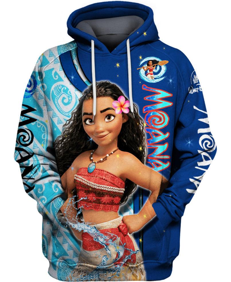 Moana Printed Hoodie-My 3D Hoodie