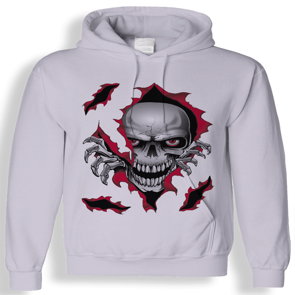 Skull 3D Hoodie-My 3D Hoodie