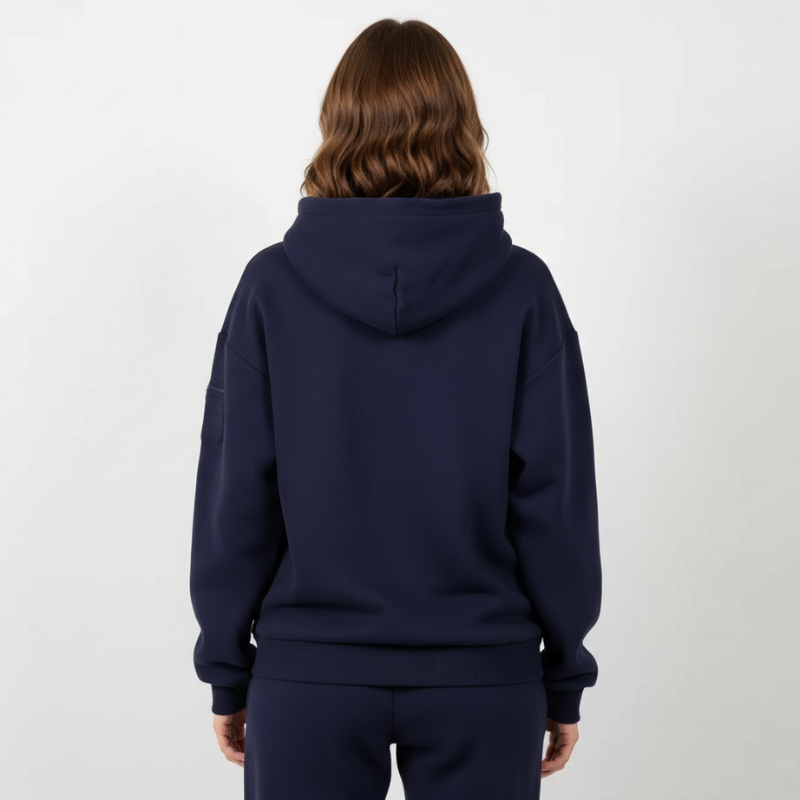 Oversized Fleece Pullover Hoodie For Women