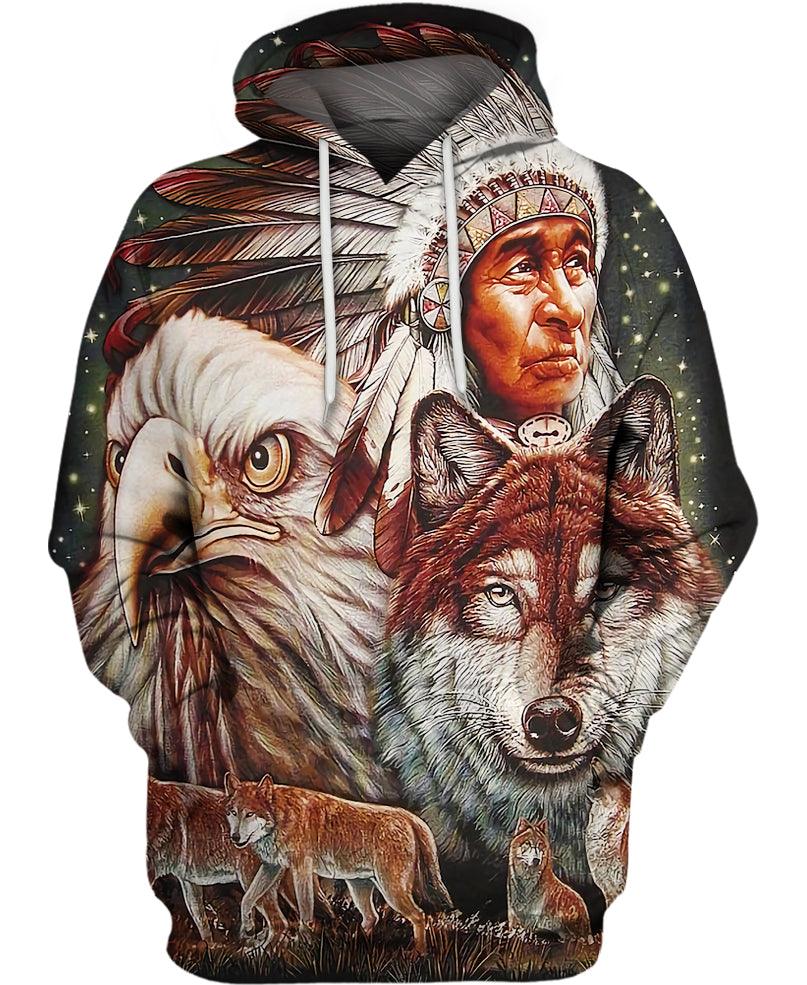 Native American Hoodie-My 3D Hoodie
