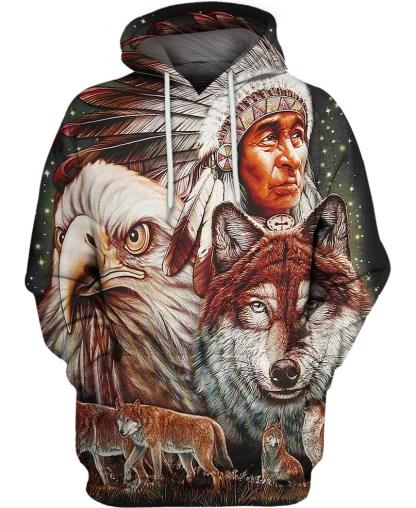 Native American Hoodie-My 3D Hoodie