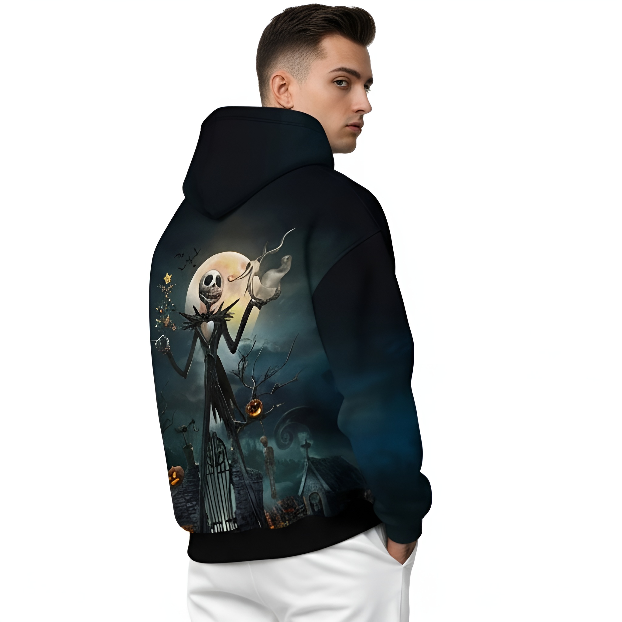 Nightmare Before Christmas Casual Hooded Sweatshirt