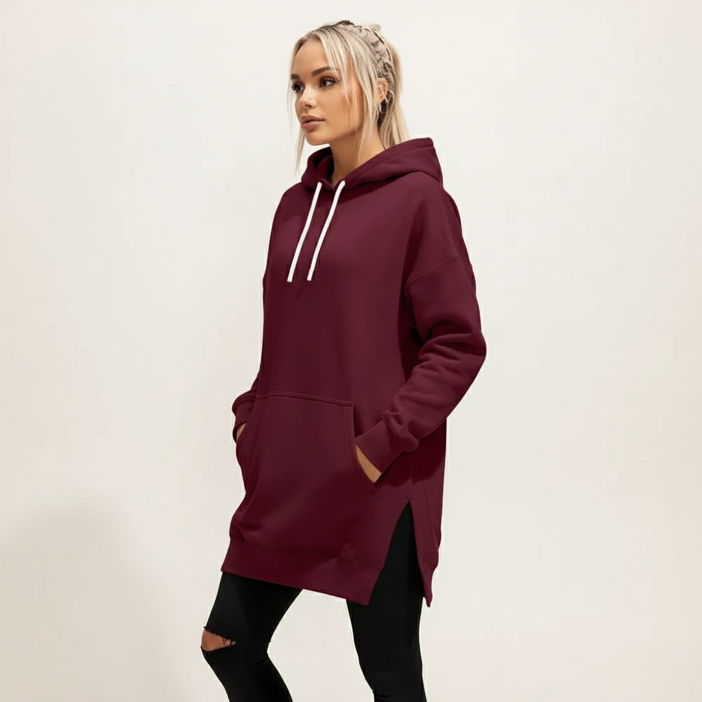 Oversized Soft Hoodie Dress