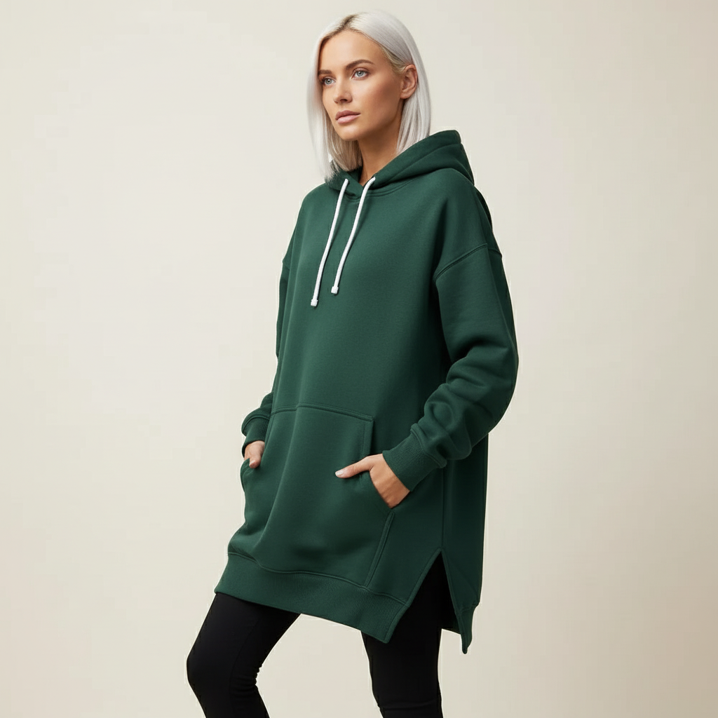 Oversized Soft Hoodie Dress