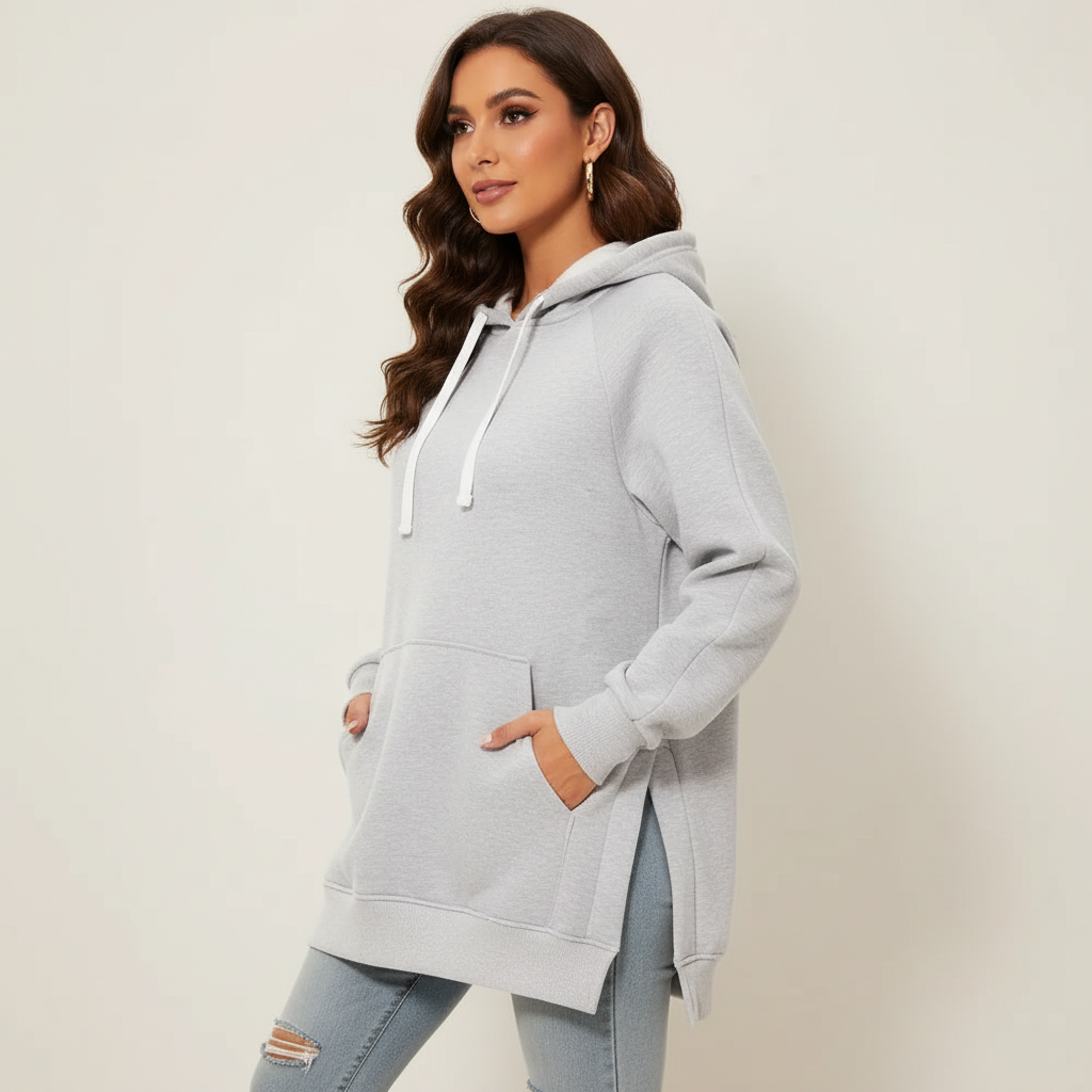 Oversized Soft Hoodie Dress