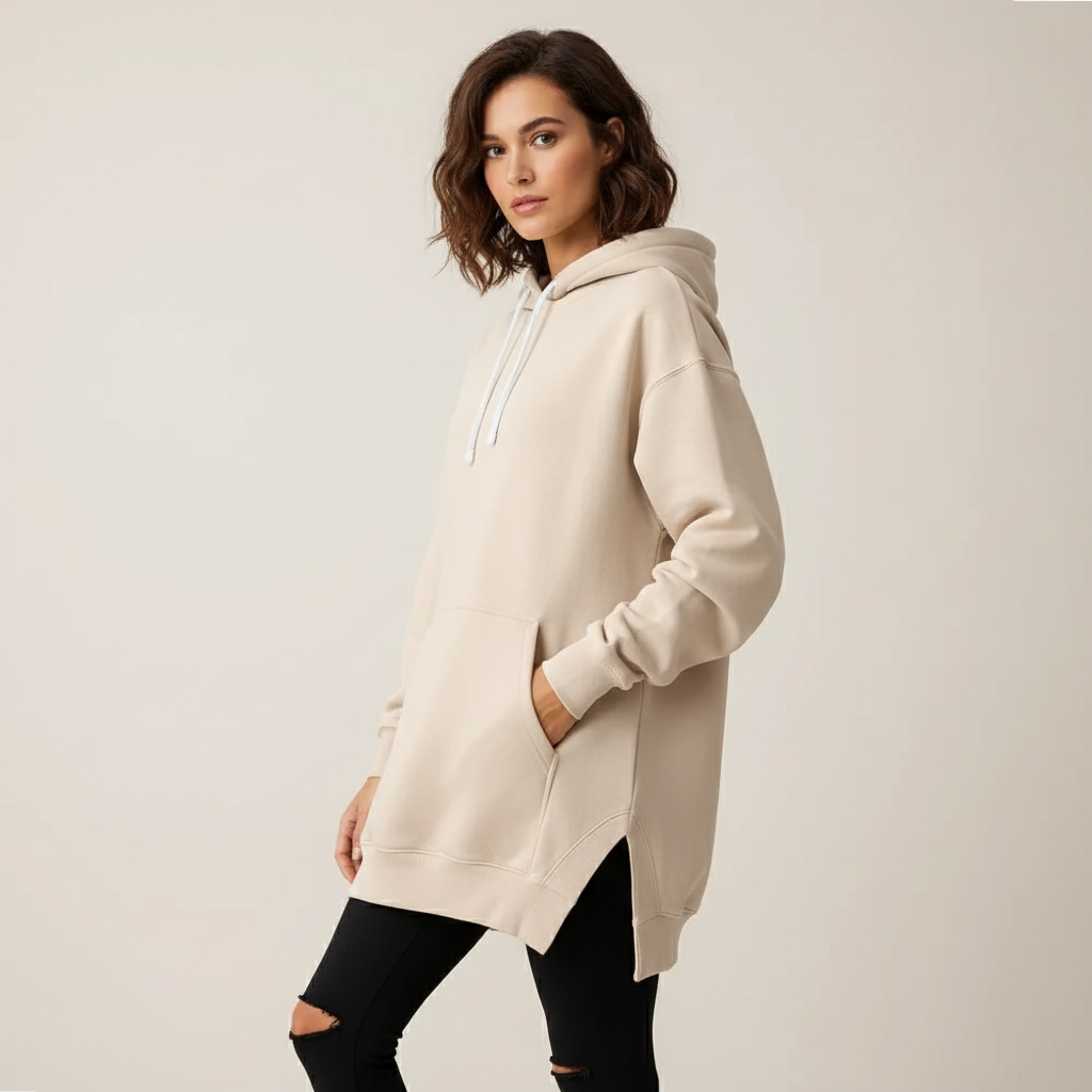 Oversized Soft Hoodie Dress
