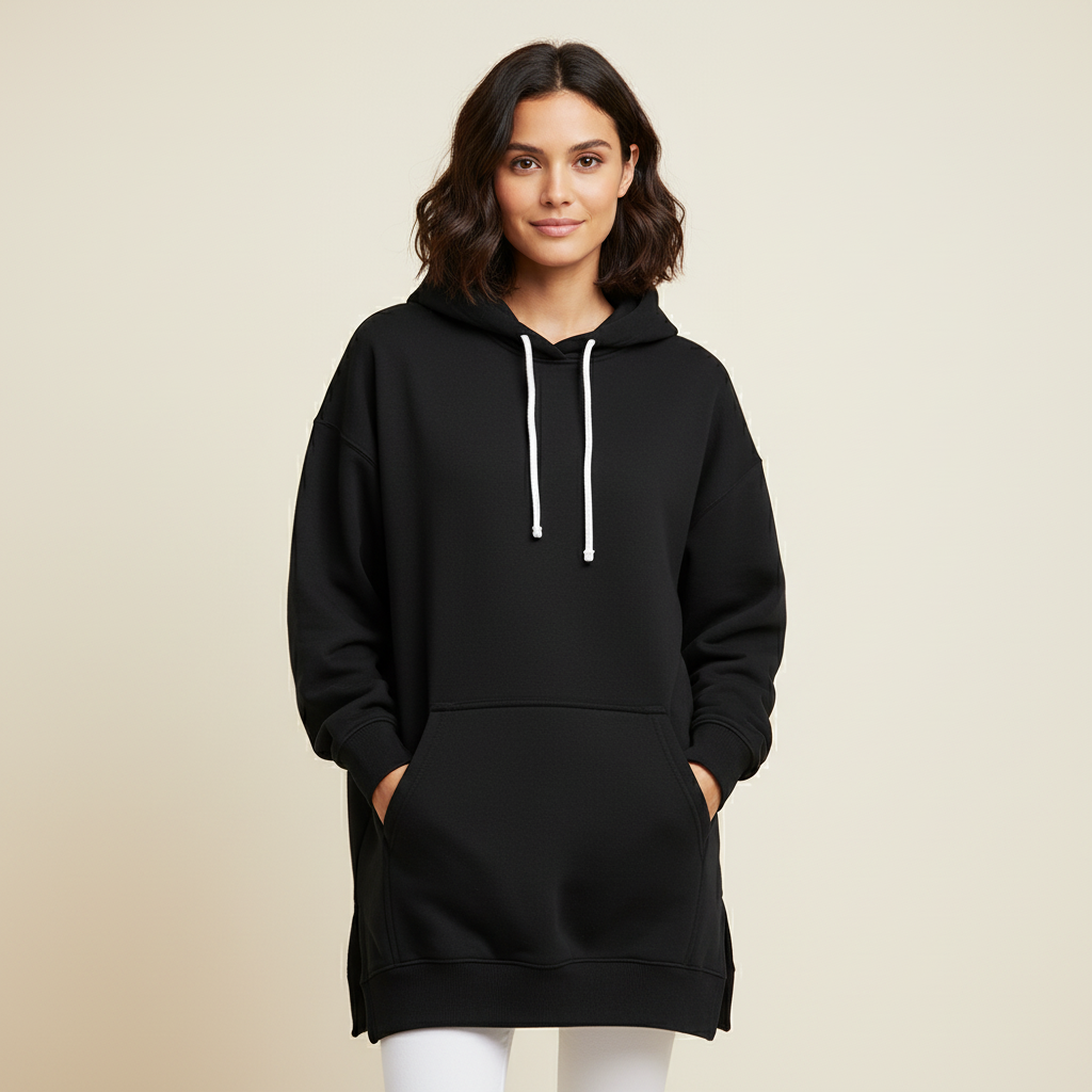 Oversized Soft Hoodie Dress