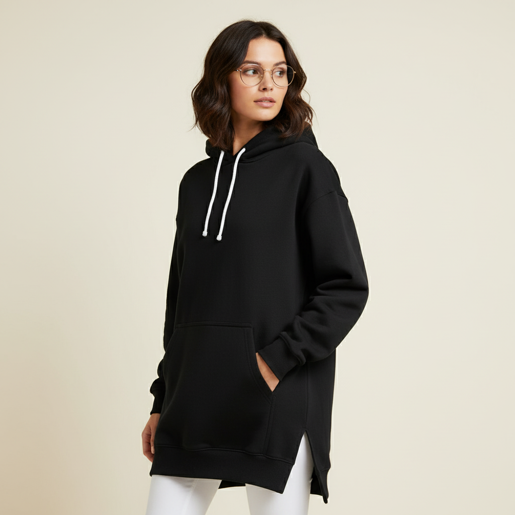 Oversized Soft Hoodie Dress