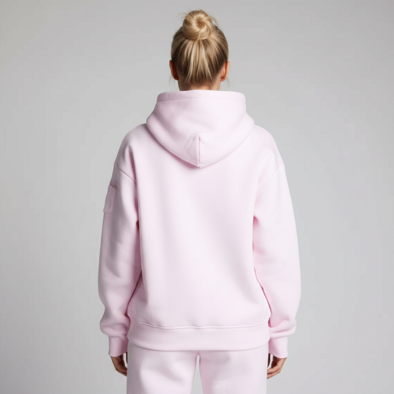 Oversized Fleece Pullover Hoodie For Women